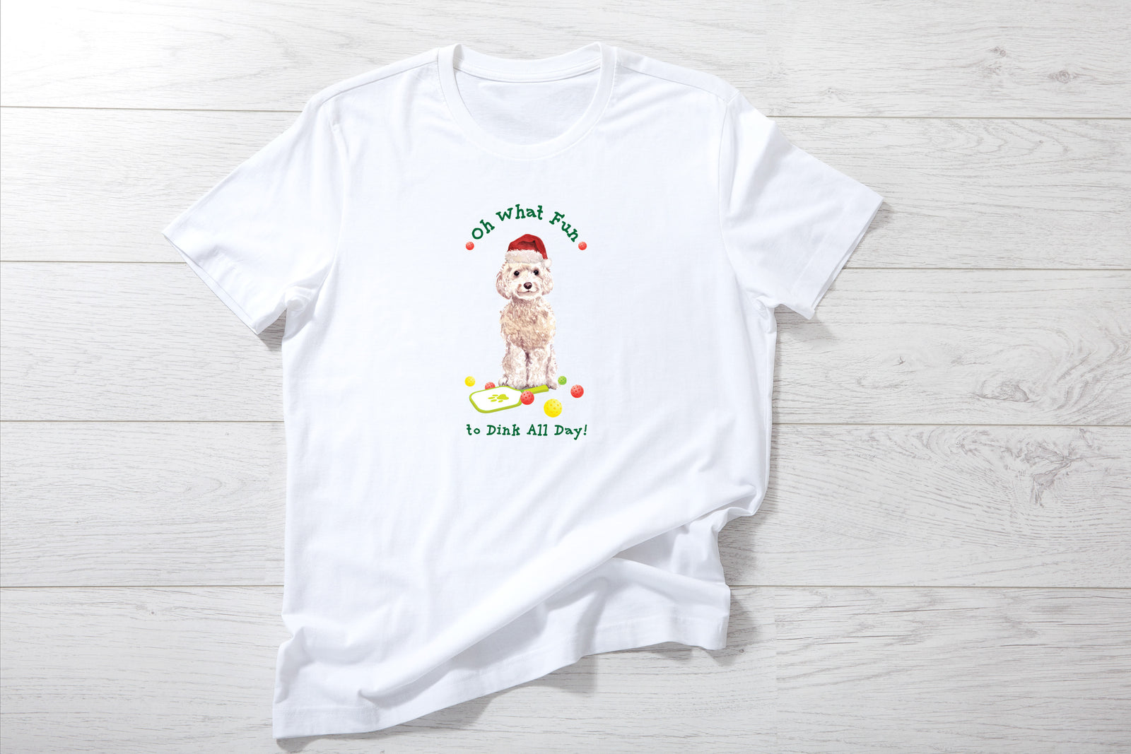Ho Ho Holiday Pickleball T-shirts