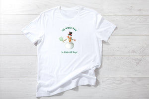 Ho Ho Holiday Pickleball T-shirts