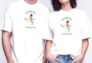 Ho Ho Holiday Pickleball T-shirts