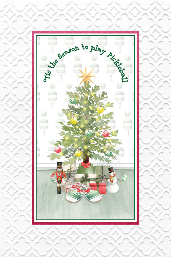 Tis the Season to Play Pickleball - Ho Ho Holiday Greeting Cards