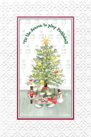 Tis the Season to Play Pickleball - Ho Ho Holiday Greeting Cards